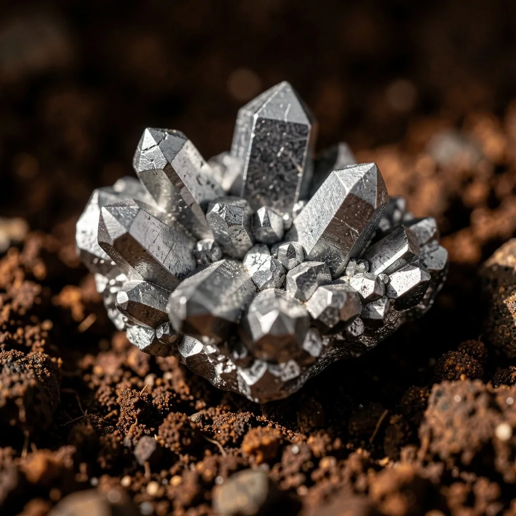 Raw zinc mineral crystals